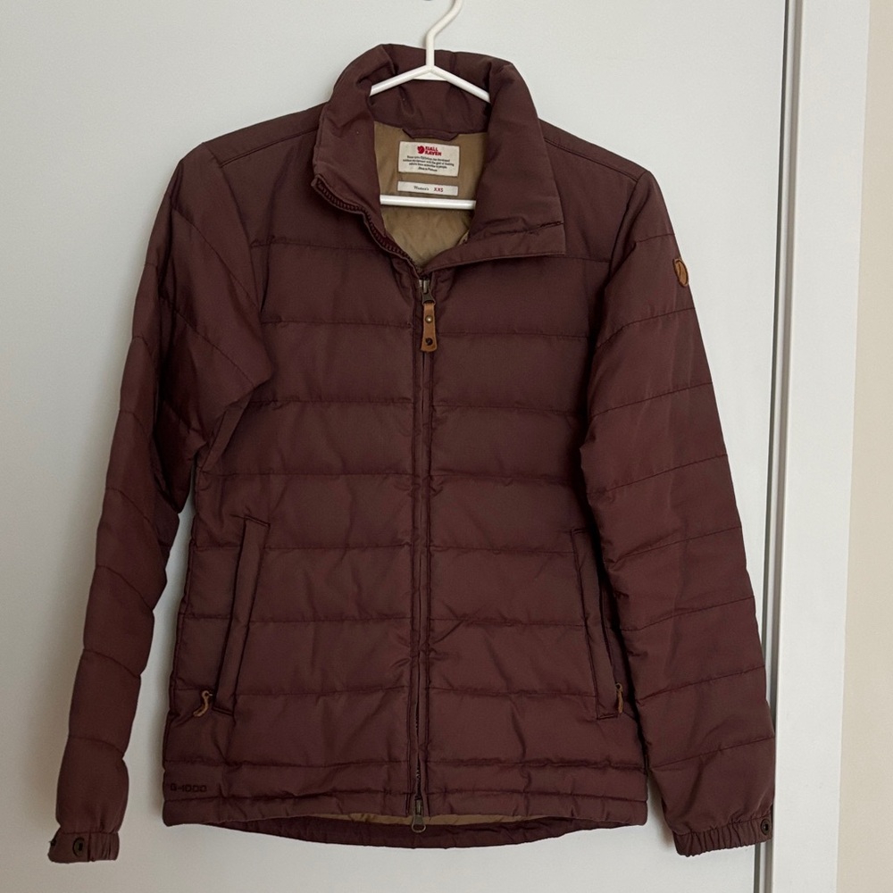 Dark purple Fjallraven Down Jacket